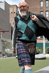 Formal tartan kilt for men with Prince Charlie jacket – wedding attire