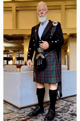 Premium Quality Scottish Formal Wear for Men Prince Charlie Kilt Outfit