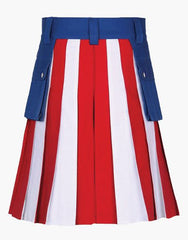 United States Flag Hybrid Kilt - Scottish Kilt Jacket™ USA-UK