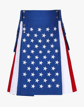 United States Flag Hybrid Kilt - Scottish Kilt Jacket™ USA-UK