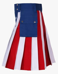United States Flag Hybrid Kilt - Scottish Kilt Jacket™ USA-UK