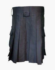 DUTY BLACK TACTICAL UTILITY KILT - Scottish Kilt Jacket™ USA-UK