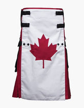 HYBRID KILT Canadian Flag - Scottish Kilt Jacket™ USA-UK