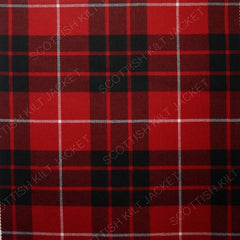 Modern Kilt Clan Munro Black And Red Tartan