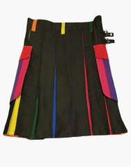 HYBRID KILT GAY PRIDE - scottish kilt jacket