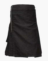 Gothic Style Black Practicality Kilt - Scottish Kilt Jacket™ USA-UK