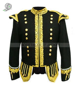Hand-Embroidered Gold Bullion Royal Doublet Embroidery Jacket