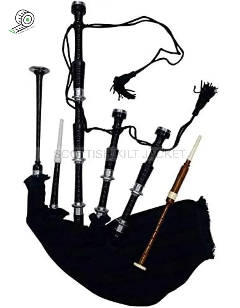 Highland Scottish Rosewood Black Bagpipe Bagpipes