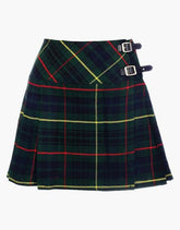 STEWART WOMEN HUNTING TARTAN MINI KILT - Scottish Kilt Jacket™ USA-UK