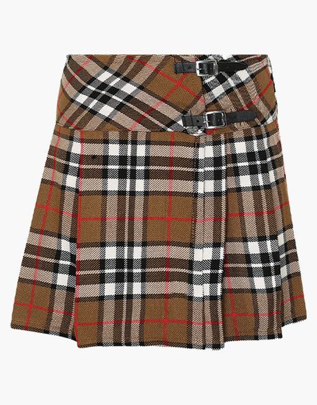 TARTAN MINI SKIRT KILT by CAMEL THOMSON - Scottish Kilt Jacket™ USA-UK