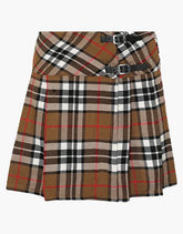 TARTAN MINI SKIRT KILT by CAMEL THOMSON - Scottish Kilt Jacket™ USA-UK