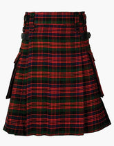 MACDONALD TARTAN POCKETS UTILITY KILT - scottish kilt jacket
