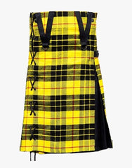 LEWIS BOX MACLEOD PLEATED HYBRID KILT - scottish kilt jacket