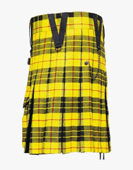 LEWIS BOX MACLEOD PLEATED HYBRID KILT - scottish kilt jacket