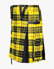 LEWIS BOX MACLEOD PLEATED HYBRID KILT - scottish kilt jacket