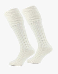 WHITE KILT HOSE - Scottish Kilt Jacket™ USA-UK