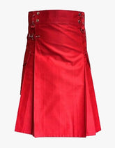 RED CARGO KILT MENS - Scottish Kilt Jacket™ USA-UK