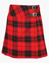 ROBERTSON RED SHORT TARTAN KILT FOR WOMEN - Scottish Kilt Jacket™ USA-UK