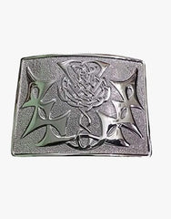BUCKLE IN SILVER KILT - Scottish Kilt Jacket™ USA-UK