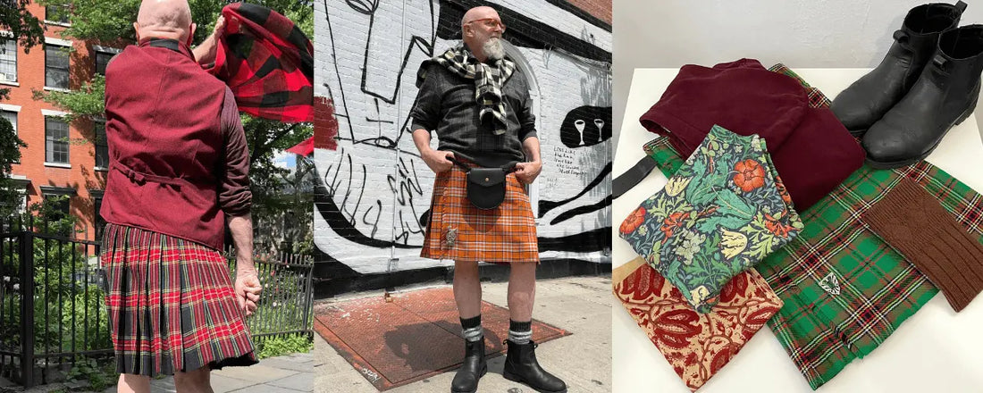 Men’s traditional 8 yard tartan kilt in pure wool – Scottish Highland wear