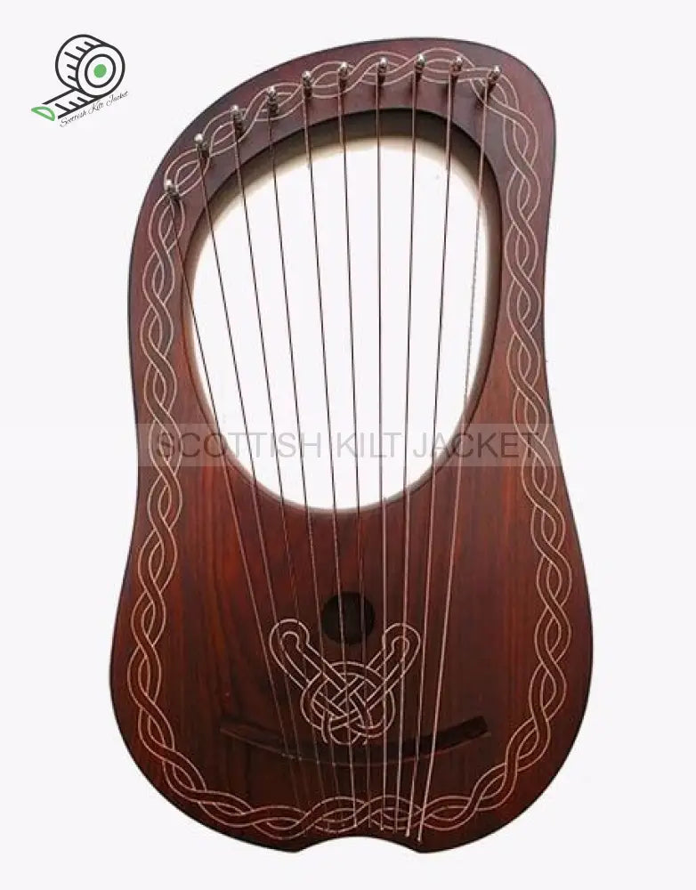 10-String Natural Chain Style Lyre Harp Lyre Harp