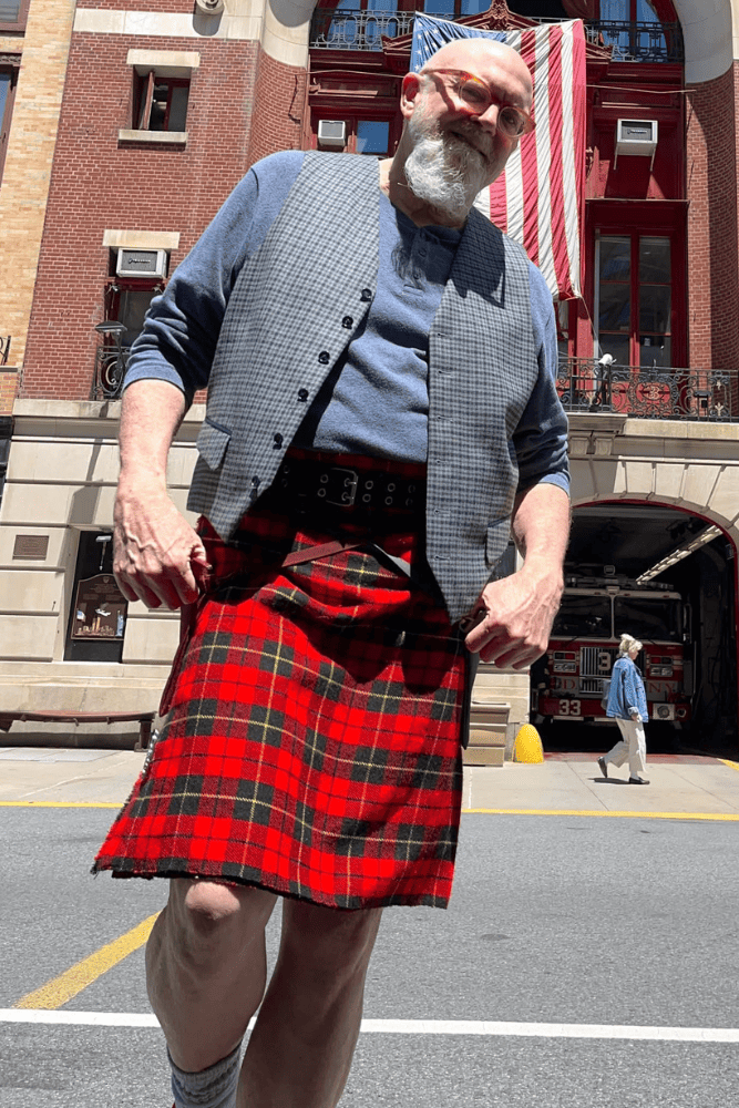 Casual tartan kilt for men – for sale 