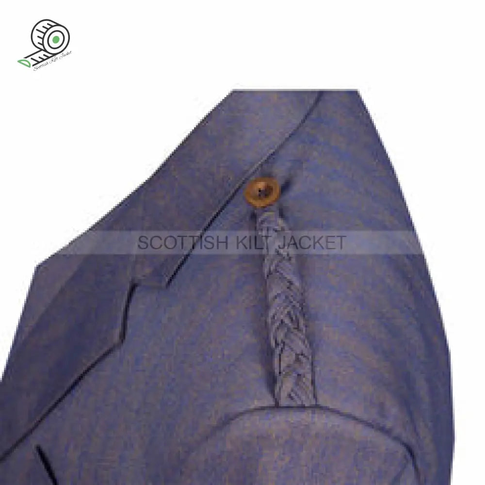 Argyll Jacket With Purple/Gold Wool Vest Tweed Kilt Jackets
