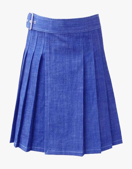 Men's Blue Denim Kilt - Scottish Kilt Jacket™ USA-UK