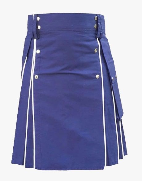 KILT BLUE UTILITY - Scottish Kilt Jacket™ USA-UK