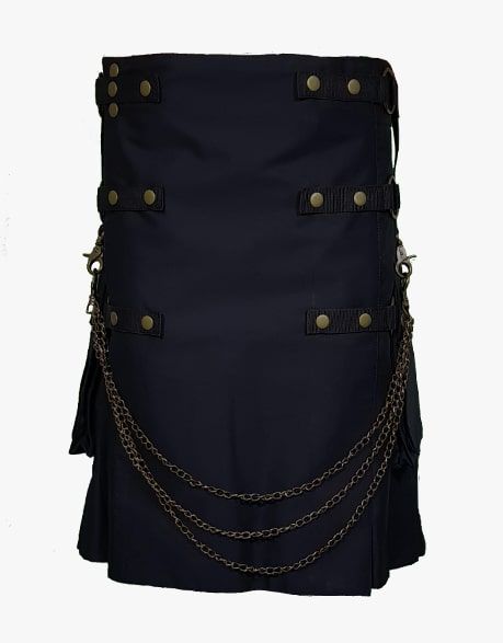 GOTHIC FASHION UTILITY KILT - Scottish Kilt Jacket™ USA-UK