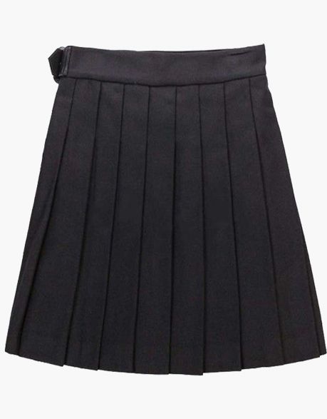 GIRL MINI KILT IN BLACK - Scottish Kilt Jacket™ USA-UK