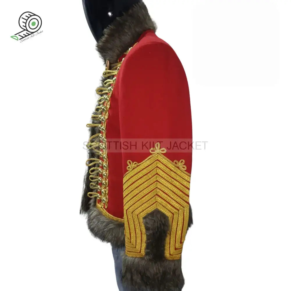 Handmade Military Style Pelisse Napoleonic Hussar Jacket Major Hussar Military Jacket Military Jackets