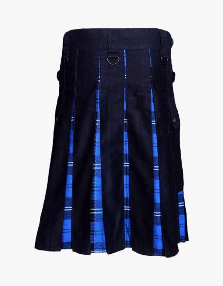 BLACK KILT HYBRID - scottish kilt jacket