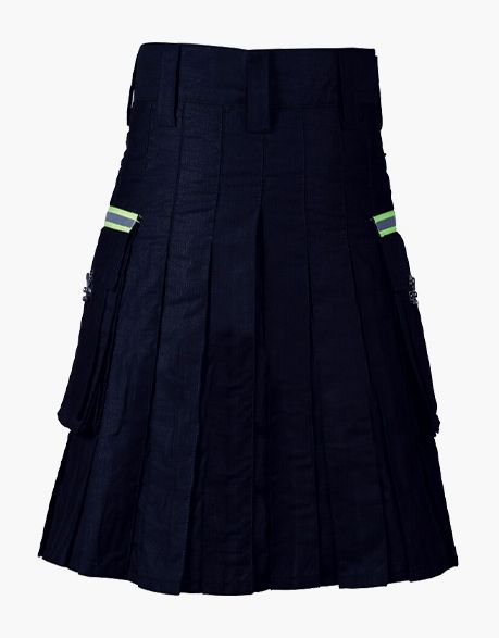 FIREFIGHTER KILT NAVY BLUE - Scottish Kilt Jacket™ USA-UK