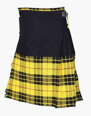 LEWIS'S NEW MACLEOD WITH A BLACK HYBRID KILT - scottish kilt jacket