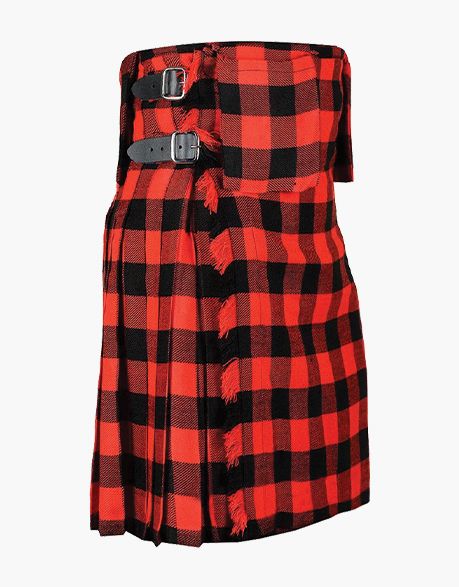 Front-pocket utility kit with Rob Roy tartan - scottish kilt jacket