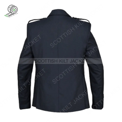 Scottish Argyll Jacket With Vest Prince Charlie Style Cuffs Kilt