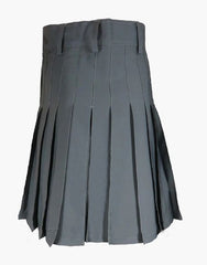 MODERN GRAY UTILITY KIT WITH SLANT POCKETS - Scottish Kilt Jacket™ USA-UK