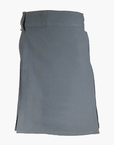 MODERN GRAY UTILITY KIT WITH SLANT POCKETS - Scottish Kilt Jacket™ USA-UK