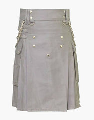 GREY SCOTTISH UTILITY KIT FOR MEN - Scottish Kilt Jacket™ USA-UK