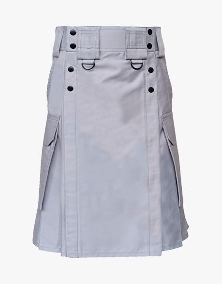 TACTICAL DUTY WHITE KILTS - Scottish Kilt Jacket™ USA-UK