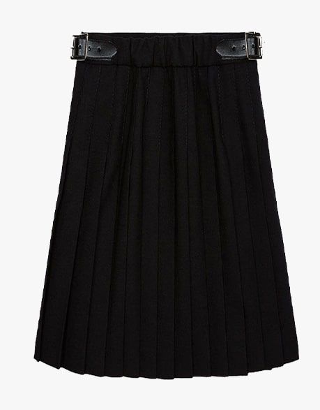 WOMEN TARTAN KILT IN BLACK - Scottish Kilt Jacket™ USA-UK