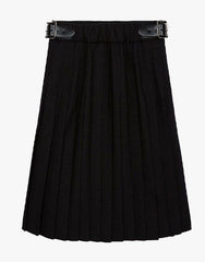 WOMEN TARTAN KILT IN BLACK - Scottish Kilt Jacket™ USA-UK