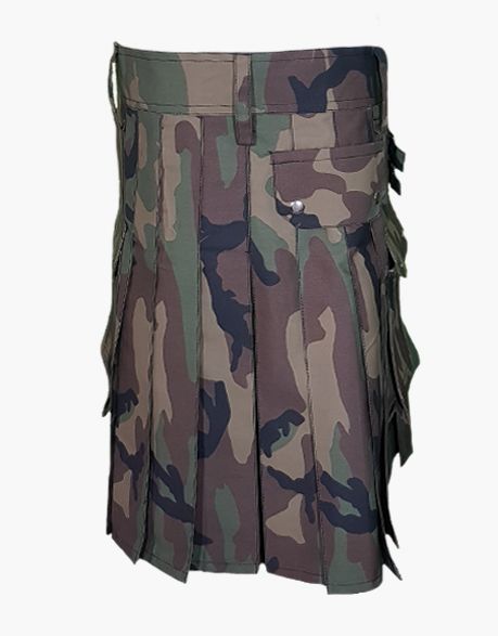 Kilts WOODLAND CAMO DELUXE - Scottish Kilt Jacket™ USA-UK