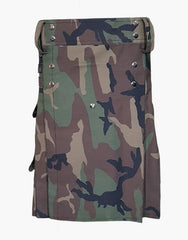 Kilts WOODLAND CAMO DELUXE - Scottish Kilt Jacket™ USA-UK