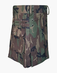 Kilts WOODLAND CAMO DELUXE - Scottish Kilt Jacket™ USA-UK
